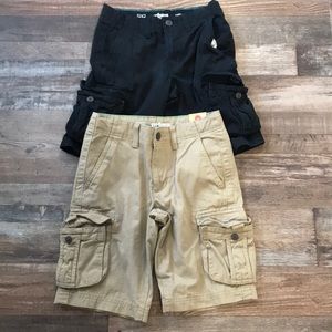 2- Pairs if Boy 8 Urban Pipeline cargo shorts NWT